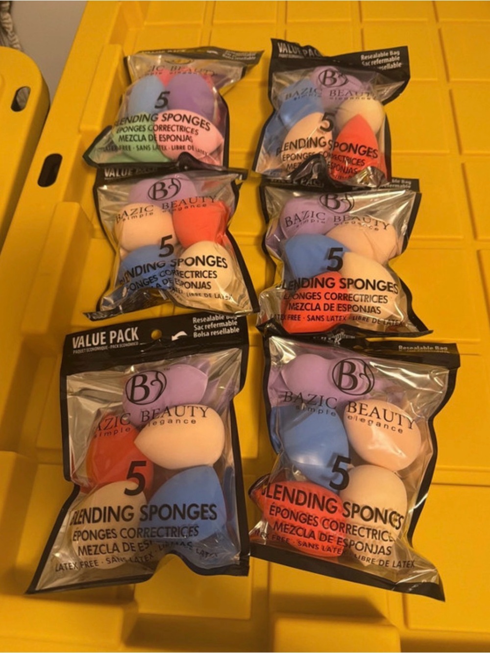 Sephora Multi-Color Makeup Blending Sponge Packs - Assorted Pastels